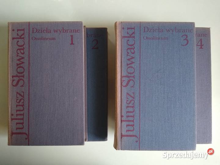 Dzieła wybrane Juliusz Słowacki tom 1 4 Pozostałe