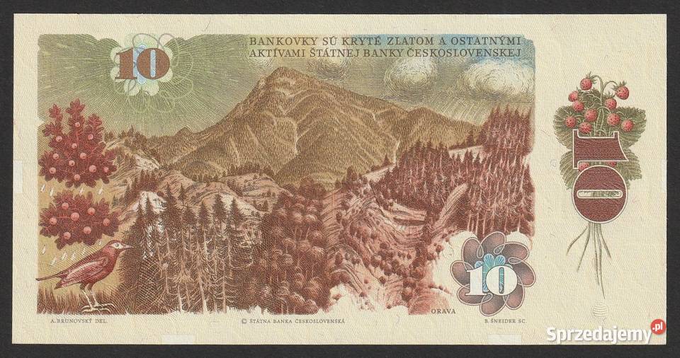 CZECHOSŁOWACJA 10 KORON 1986 STAN BANKOWY UNC Łódź sprzedam