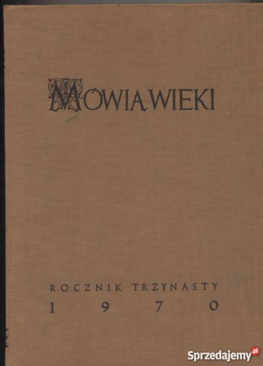 Mówią Wieki Rocznik 1970 zachodniopomorskie Szczecin