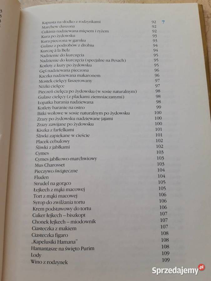 Kuchnia Żydów Polskich Eugeniusz Wirkowski kuchnia, potrawy