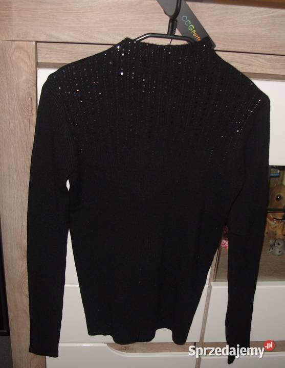 Prążkowany półgolf CCGPERFECT z cyrkoniami Rawicz