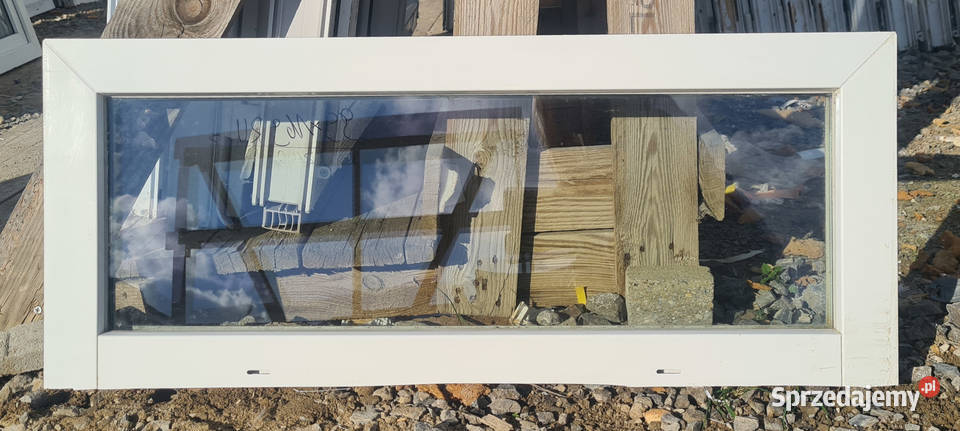 OKNA KacprzaK Witryna 88X36 FIX Używany PCV mazowieckie Siedlce