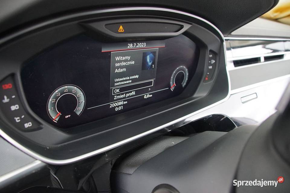 LICZNIK ZEGAR AUDI A8 L D5 4N 4N0920790D kujawsko-pomorskie Lipno