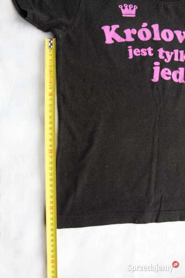 Koszulka S Czarna Królowa Jest Jedna TShirt czarny Bielsko-Biała