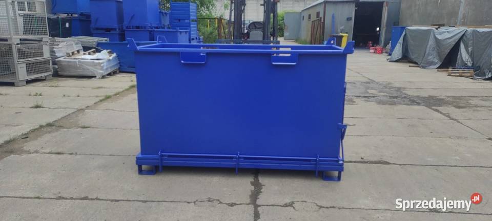 Kontener z klapowym dnem PMDB 1500 L polskiego Kielce