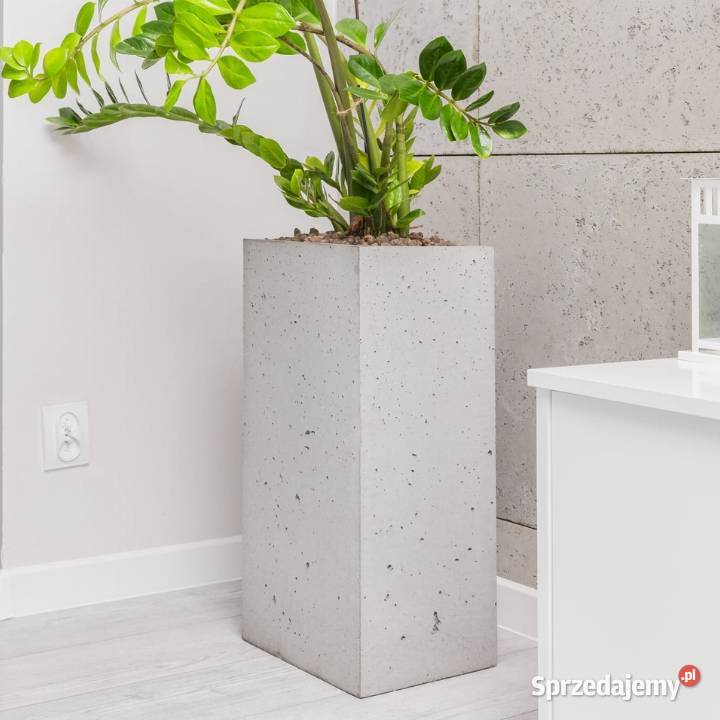 DONICA Betonowa 45x45x90 Na Kwiaty Gdów