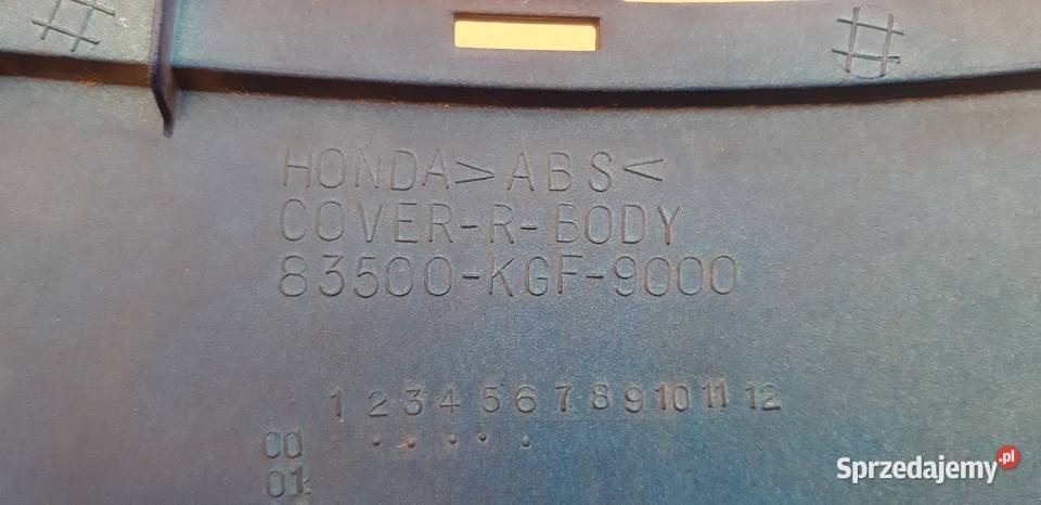 HONDA NES 125 OWIEWKA PRAWA OGON ZADUPEK Trzciel