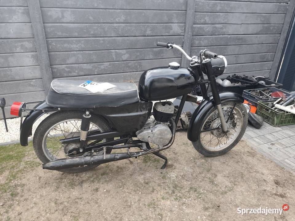 Wsk 125 zarejestrowana dużo części wielkopolskie Nekla