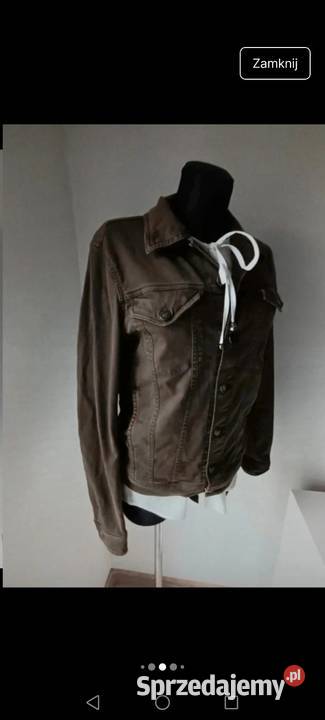 Kurtka jeansowa Denim Diesel khaki wiatrówka Wiatrówka  Krosno