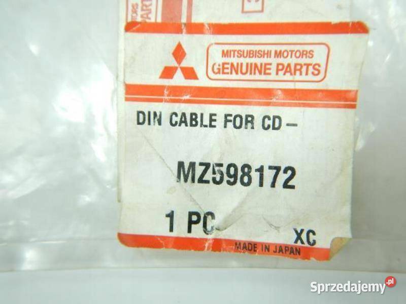 KABEL PRZEWÓD RADIA DIN MITSUBISHI MZ598172 NOWY osobowe sprzedam