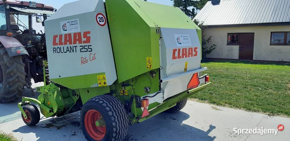 Prasa claas rollant 255 rc stan idealny nieuszkodzony mazowieckie Pacyna