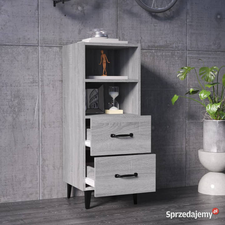 Szafka szary dąb sonoma 345x34x90 materiał Warszawa