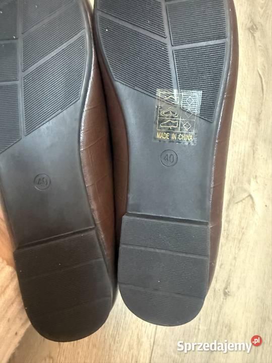 40 Brązowe czekoladowe baleriny wieczorowe Nowe inna Kraków