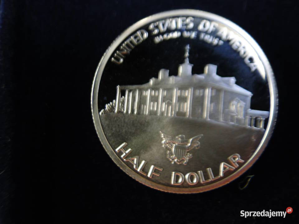 Srebrna moneta Half Dollar USA George Washington mazowieckie Warszawa