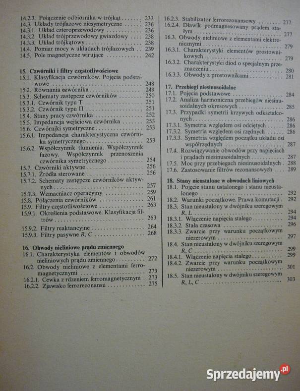 PODSTAWY ELEKTROTECHNIKI BOLKOWSKI S