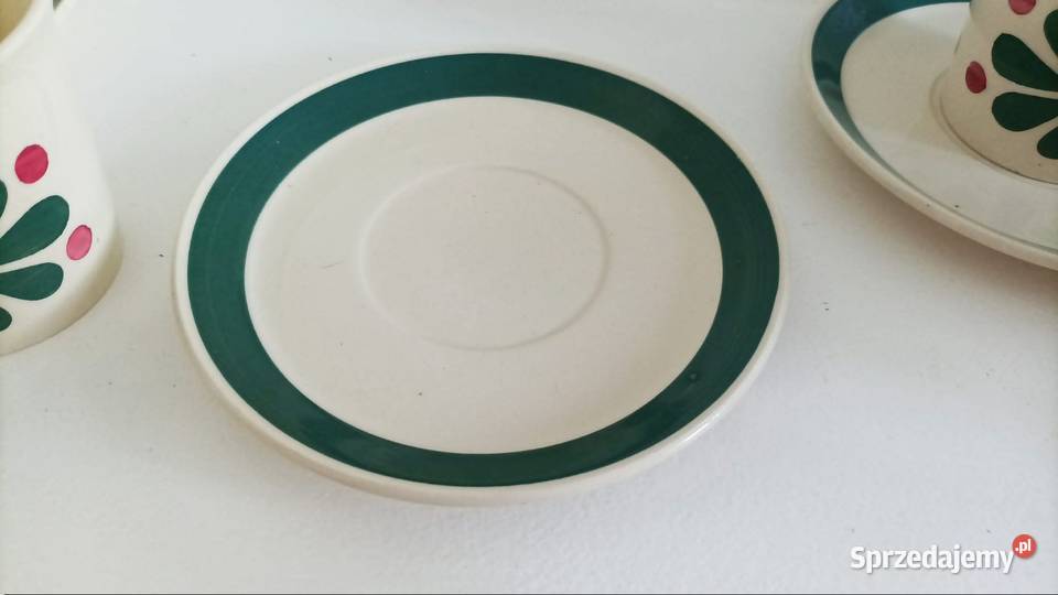 Zestaw ceramiczny DDR dolnośląskie Dzierżoniów