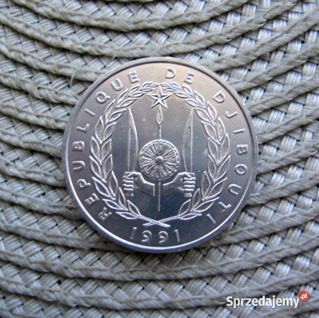Dżibuti 5 Franków 1991r Kalisz sprzedam