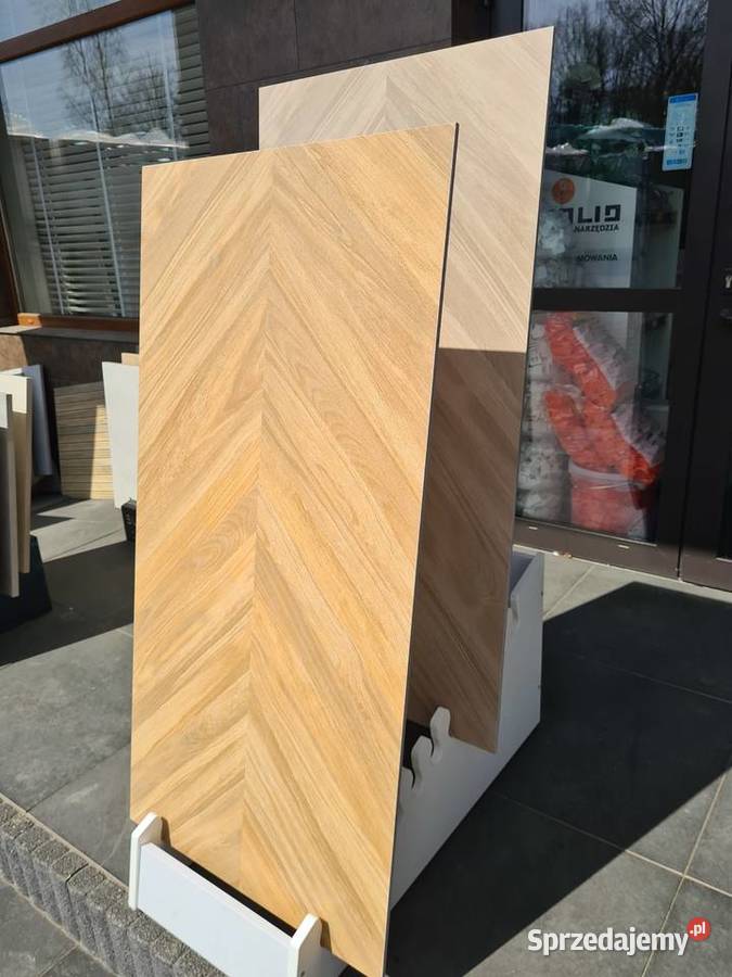 PŁYTKA gres CHEVRON OAK MAT 60X120 GAT 1 tanio łódzkie