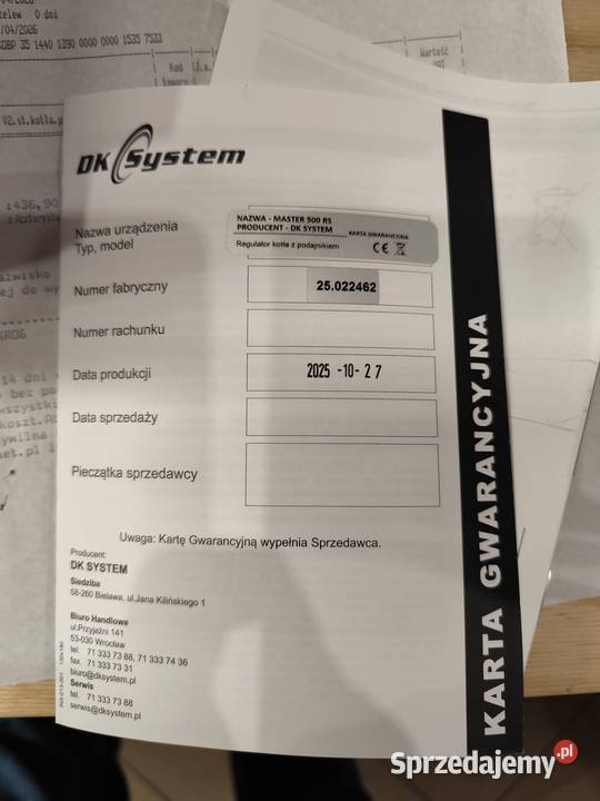 Piec na ekogroszek Domino 40kW nowy sterownik Wrocław
