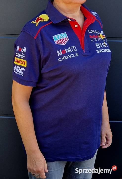 Nowa koszulka polo męska damska Red Bull loga Wrocław