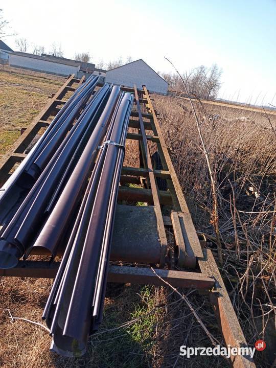 Przyczepa jednoosiowa dłużyca platformapodwozie Leśniczówka