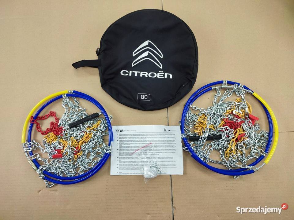 ŁAŃCUCHY ŚNIEGOWE 1 PARA CITROEN KNS80 13 17