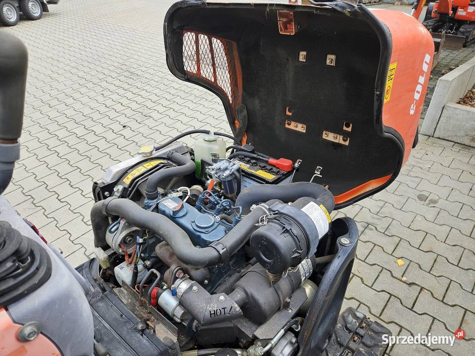 minikoparka KUBOTA U103 2016r pełny VAT Bydgoszcz