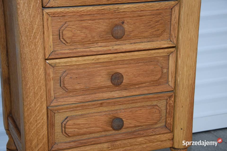 szafka z szufladami z drewna dębowego super stan Olsztyn