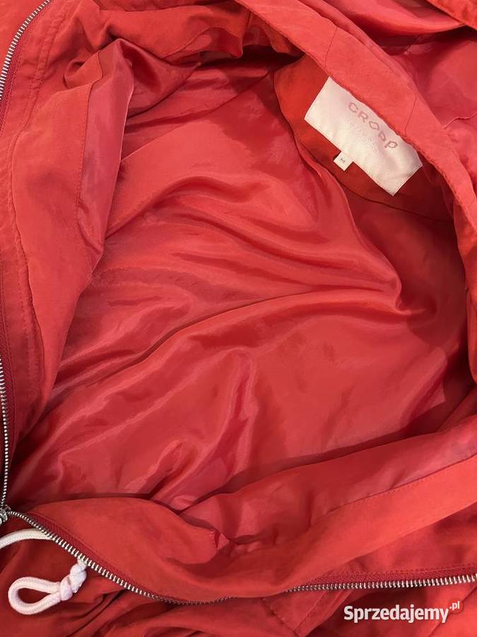 Czerwona kurtka matowa parka Cropp HIT podkarpackie Jasło sprzedam