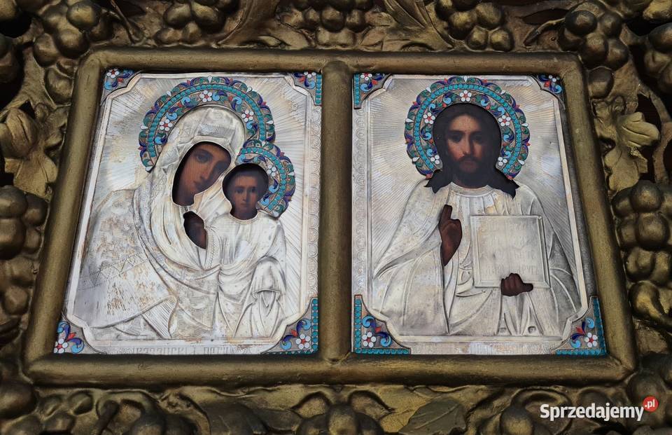 Para Ikon ślubnych Matka Boża Jezus Chrystus mazowieckie Warszawa