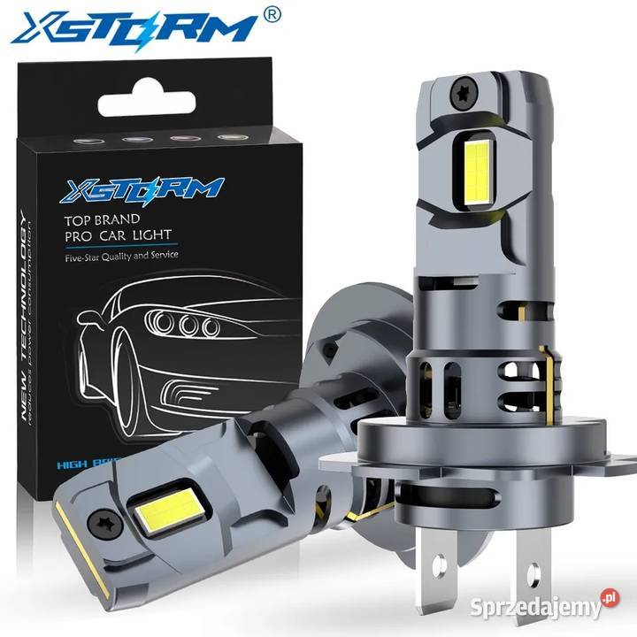 Żarówki LED H7 XSTORM komplet osobowe Wrocław
