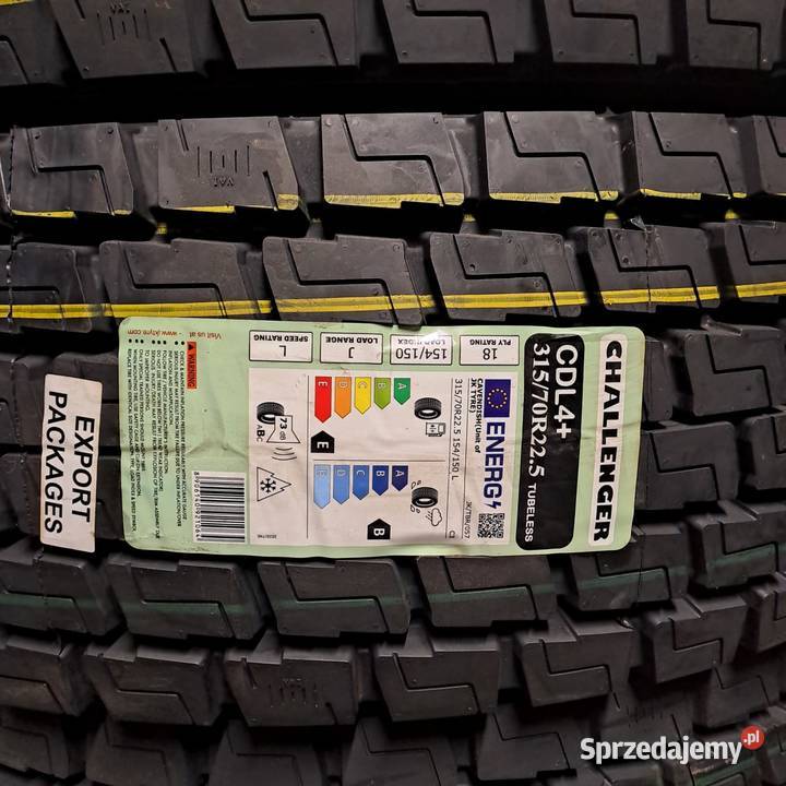 Nowe opony CHALLENGER 31570R225 CDL4 MEGA Gdańsk