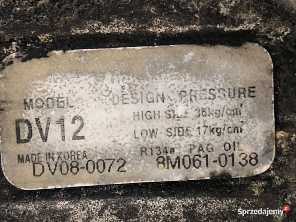 SPRĘŻARKA KLIMATYZACJI HYUNDAI i20 DV080072 14