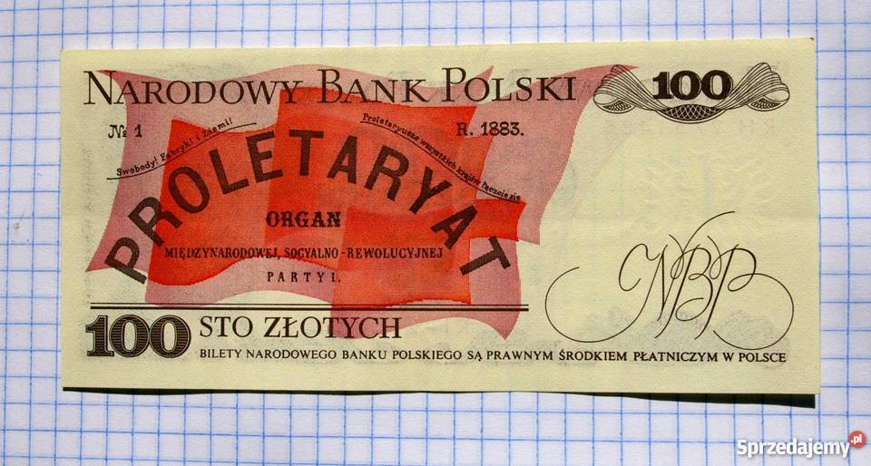 BANKNOT 100 ZŁOTYCH 1988 POLSKA SER RH 2751485 Piszczac