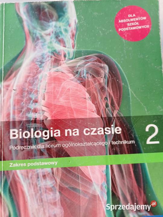 Biologia na czasie 2 podręczniki książki wysyłka Gdańsk