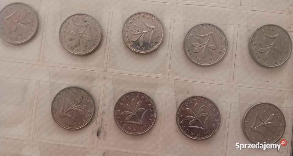 2 Forinty Węgry różne roczniki obiegowe
