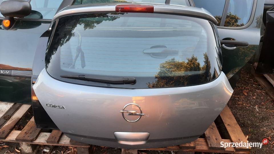 zderzak tylny klapa Opel Corsa D lak Z157 w Dębno