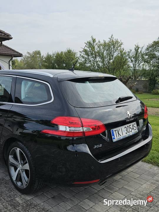 Peugeot 308 T9 12 Puretech benzyna 2015r pierwszy właściciel Lisów