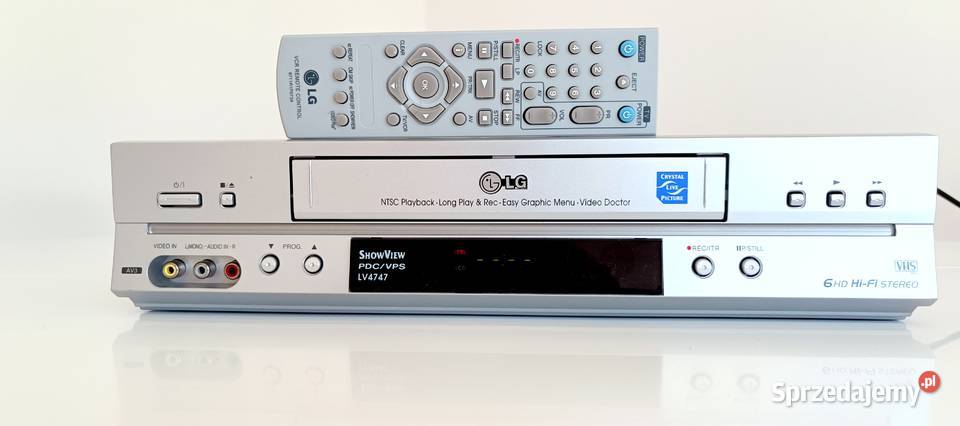 LG LV4747 6 głowicowy magnetowid VHS 6 HD HIFI