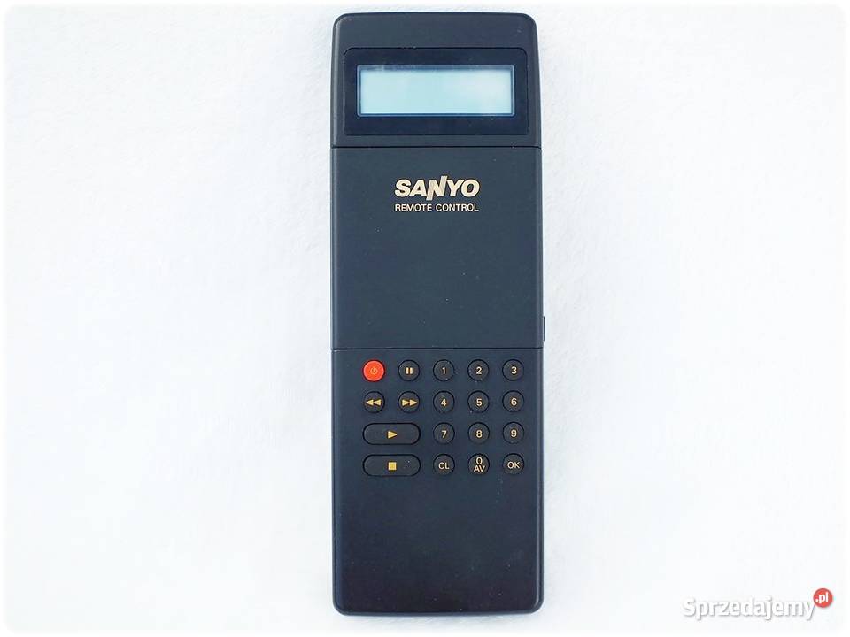 Pilot SANYO A09802 do magnetowidów VHS ORYGINAŁ Żary