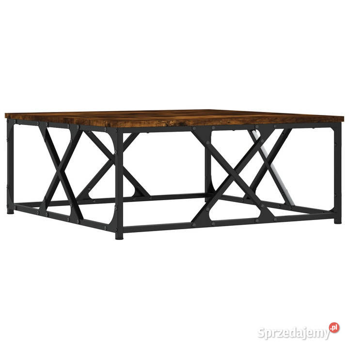 Stolik kawowy przydymiony dąb 70x70x30 WM835371 Warszawa