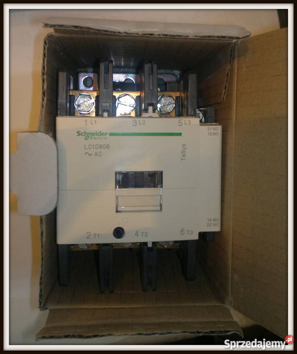 Stycznik LC1D806 AC Ith 125A 600V ac śląskie Dąbrowa Górnicza sprzedam