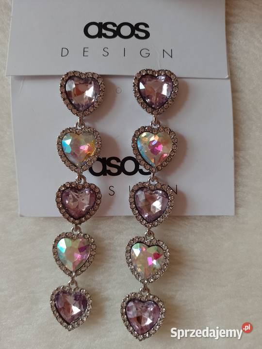 ASOS Bogato zdobione długie kolczyki z Londynu