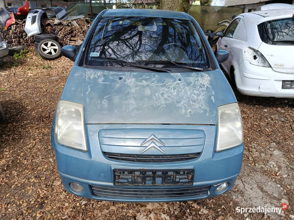 Citroen C2 14 54 kW 2003 r dawca części benzyna wielkopolskie Szklarka Myślniewska