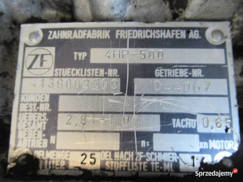 SKRZYNIA BIEGÓW RENAULT 4HP500 podkarpackie sprzedam