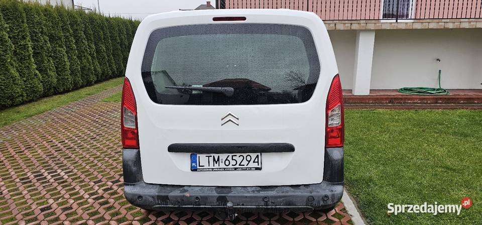 Citroen berlingo 2010r 16HDI 266 przebiegu Tomaszów Lubelski