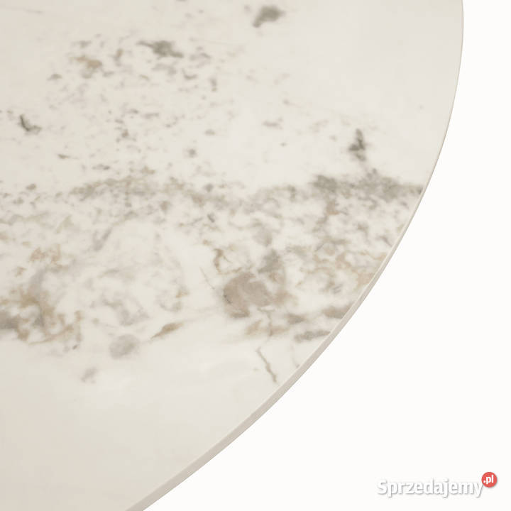 Złoty stolik kawowy Premium Milenio z kamiennym