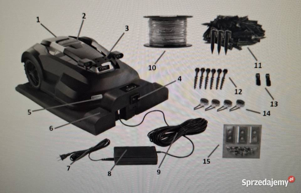 Robot koszący NAC RLM1500G3APPTX Roboty koszące mazowieckie Kajetany