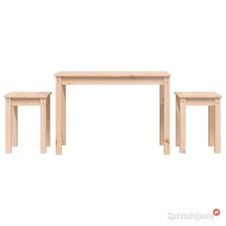 Stoliki wsuwane pod siebie 3 lite drewno sosnowe Stoły mazowieckie Warszawa