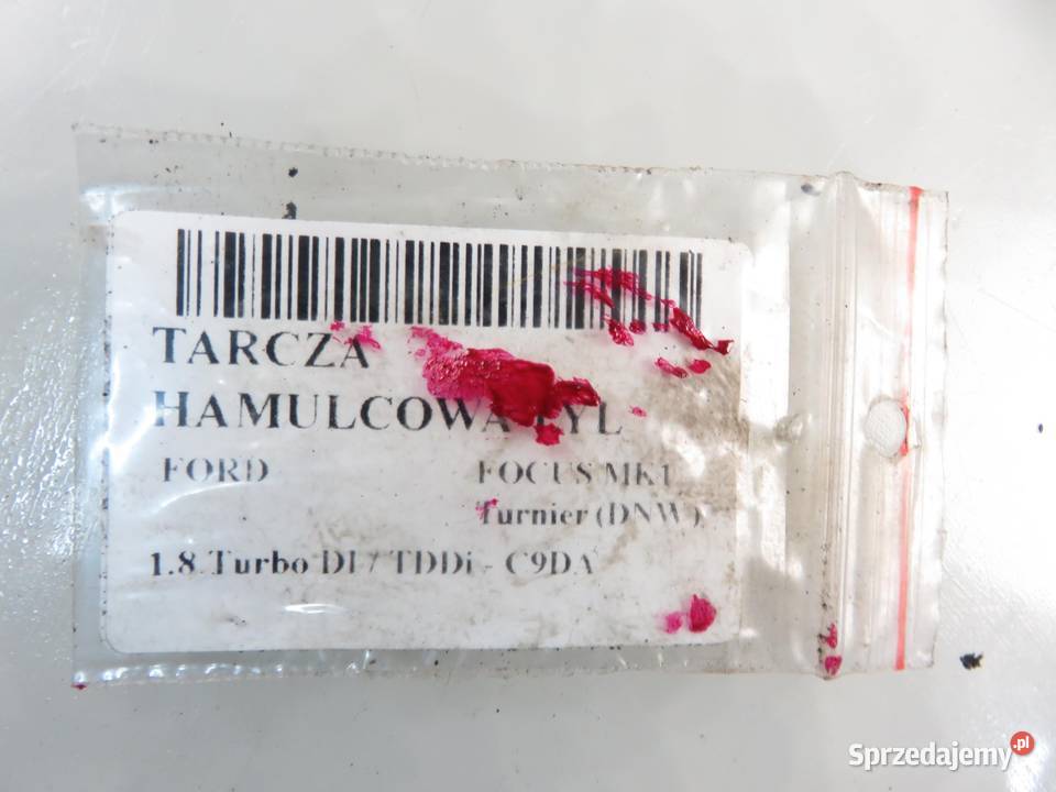 TARCZE HAMULCOWE TYŁ FORD FOCUS MK1 Układ hamulcowy małopolskie sprzedam